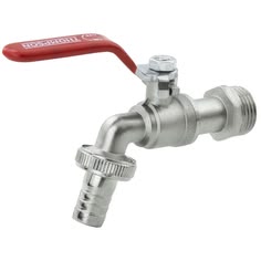 Robinet à Boisseau Sphérique Extérieur - Levier Rouge