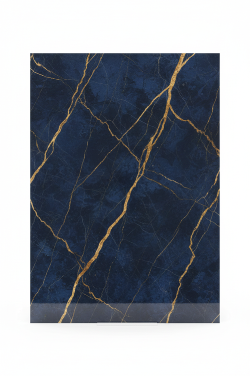 Carreau céramique 60x120 cm marbre bleu nuit
