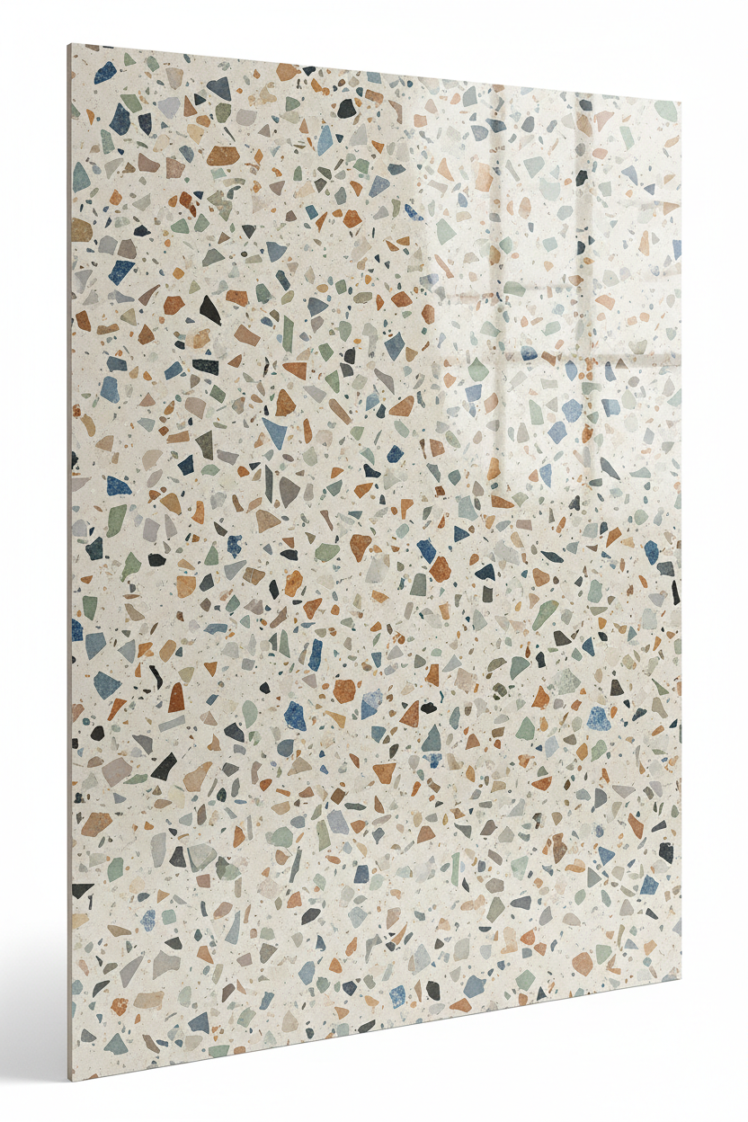 Carreau céramique 20x60 cm terrazzo